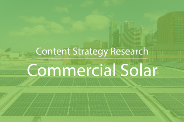 Content Strategy for Commercial Solar Near Me