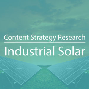 Content Strategy for Industrial Solar Near Me